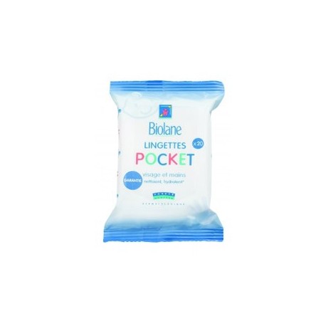 Biolane Lingettes Visage Mains Pocket B Paraluxe