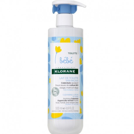 Klorane Bebe Lait Toilette Sans Rincage 500ml Paraluxe